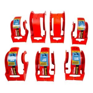 Lot Of 7‎ Empty Scotch Shipping Packaging Tape